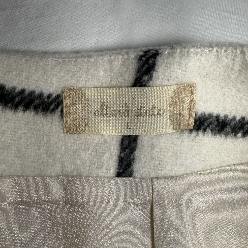 Women’s Altar’D State Cozy Black and White Grid Plaid Skirt Size Large - Picture 3 of 8
